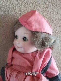 Vintage 9.5 googly eye Nobbi 253 baby doll bisque porcelain Armand Marseille