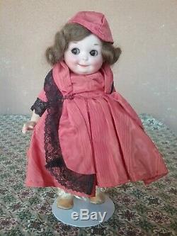 Vintage 9.5 googly eye Nobbi 253 baby doll bisque porcelain Armand Marseille