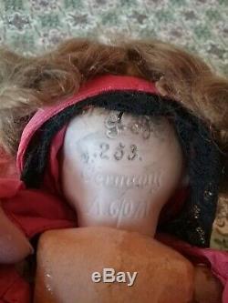Vintage 9.5 googly eye Nobbi 253 baby doll bisque porcelain Armand Marseille