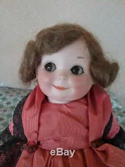 Vintage 9.5 googly eye Nobbi 253 baby doll bisque porcelain Armand Marseille