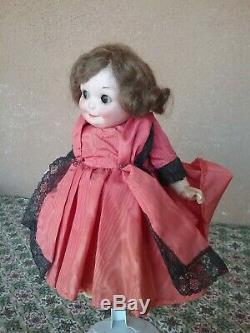 Vintage 9.5 googly eye Nobbi 253 baby doll bisque porcelain Armand Marseille