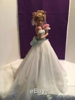 Vintage ASHTON-DRAKE GALLERIES Summer Dream / Display Bride Doll / Porcelain