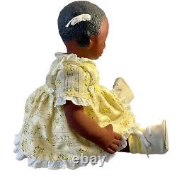 Vintage African American Doll Signed Biedermann ODACA Artist