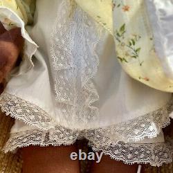 Vintage African American Doll Signed Biedermann ODACA Artist