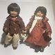 Vintage African American Geppeddo Jessie & Jake Porcelain Dolls. Great Condition