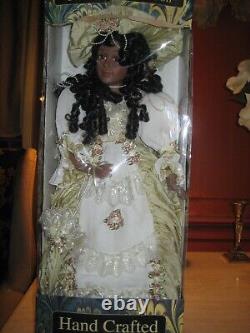 Vintage African American Porcelain Doll in Original Packaging. BRAND NEW