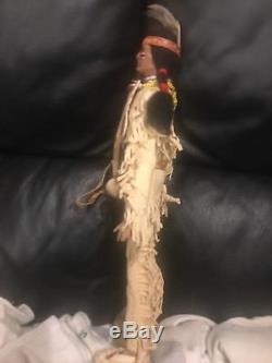 Vintage Algonquin Tribe Native American Indian Male Doll