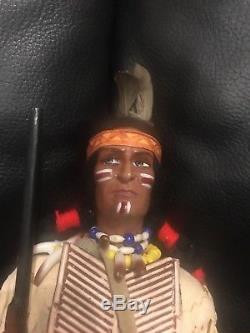 Vintage Algonquin Tribe Native American Indian Male Doll