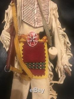 Vintage Algonquin Tribe Native American Indian Male Doll