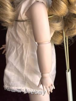 Vintage All Porcelain 19 Reproduction of Antique French Bru Circle Dot Doll