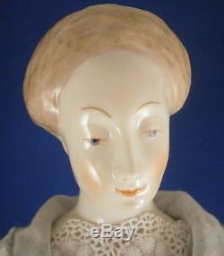 Vintage Amazing Nymphenburg Porcelain China Head Porcelain Doll Figurine Figure