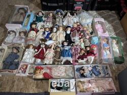 Vintage And Antique Porcelain Bisque Doll Collection