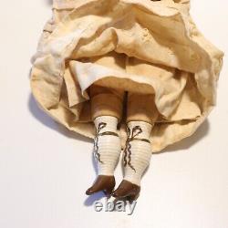 Vintage Antique 16 Porcelain China Doll with Cloth Body