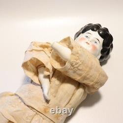 Vintage Antique 16 Porcelain China Doll with Cloth Body