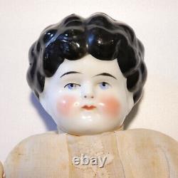 Vintage Antique 16 Porcelain China Doll with Cloth Body