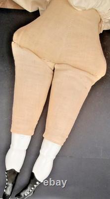 Vintage Antique Glazed Porcelain Head-Hands-Feet Doll No Cracks or Chips 22
