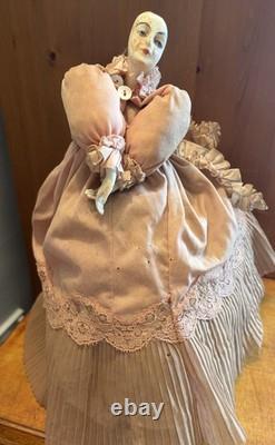 Vintage Antique Haunted! Porcelain China Half Doll Rare Unusual Paranormal