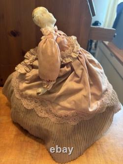 Vintage Antique Haunted! Porcelain China Half Doll Rare Unusual Paranormal