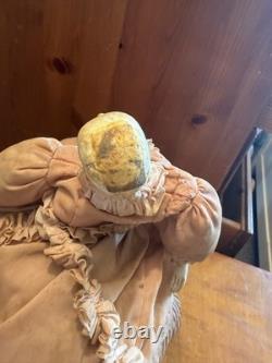 Vintage Antique Haunted! Porcelain China Half Doll Rare Unusual Paranormal