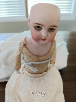 Vintage Antique Porcelain Doll 15 Inches