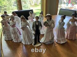 Vintage Antique Porcelain Figurine Doll Set