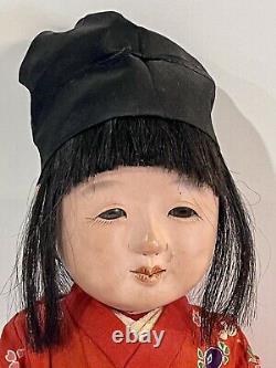 Vintage / Antique Porcelain Girl Asian Folk Doll 18 Lovely