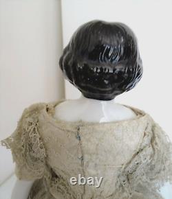 Vintage Antique Reproduction 13 China Head Highland Mary withExposed Ears