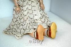 Vintage Antique Simon Halbig 21 Bisque Ceramic & Composite Doll & Clothes