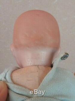 Vintage Armand Marseille bisque porcelain Dream Baby 352 doll antique cabinet