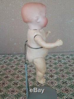 Vintage Armand Marseille bisque porcelain Dream Baby 352 doll antique cabinet