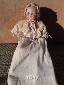 Vintage Armand Marseille cries talks baby doll German bisque porcelain antique