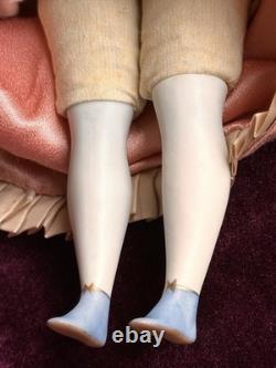 Vintage Artist 16 Reproduction of Antique German Parian Doll Pierced Ears