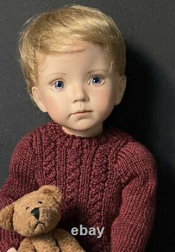 Vintage Artist Porcelain 15 Doll Nathan by Dianna Effner Expressions Mold