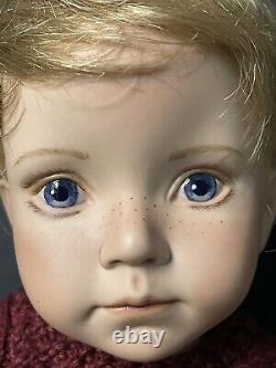 Vintage Artist Porcelain 15 Doll Nathan by Dianna Effner Expressions Mold