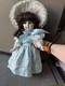 Vintage Artist Reproduction Of Antique French Bru Jne 18 Doll Porcelain Signed