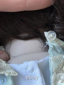 Vintage Artist Reproduction of Antique French Bru Jne 18 Doll Porcelain Signed