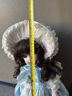 Vintage Artist Reproduction of Antique French Bru Jne 18 Doll Porcelain Signed