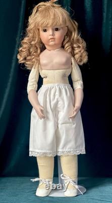Vintage Artist Reproduction of Antique French Bru Jne 20 Doll Porcelain Head