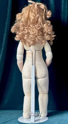 Vintage Artist Reproduction of Antique French Bru Jne 20 Doll Porcelain Head