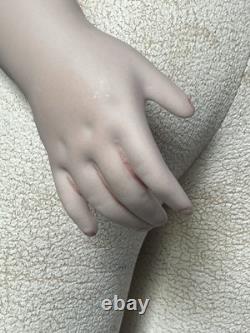 Vintage Artist Reproduction of Antique French Bru Jne 20 Doll Porcelain Head