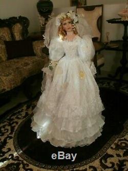 Vintage Ashley Belle Bride Doll Collector Item Large 42 Inch New One Of Kind