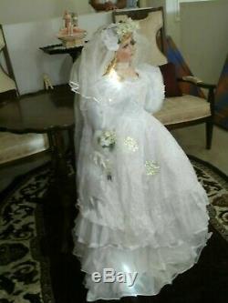 Vintage Ashley Belle Bride Doll Collector Item Large 42 Inch New One Of Kind