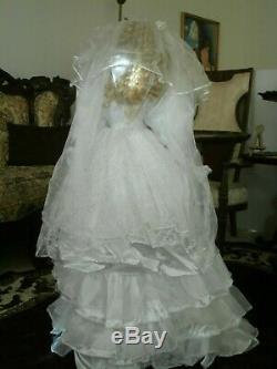 Vintage Ashley Belle Bride Doll Collector Item Large 42 Inch New One Of Kind