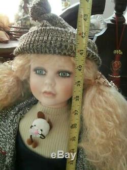 Vintage Ashley Belle Large Doll With Winter Attire Style New With Box