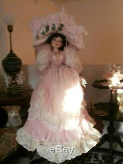 Vintage Ashley Belle Victorian Style Doll Large 28 Inch New Bisque Porcelain