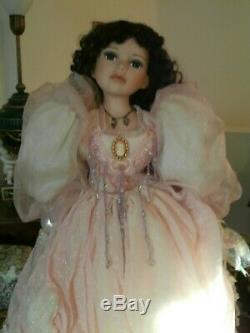 Vintage Ashley Belle Victorian Style Doll Large 28 Inch New Bisque Porcelain