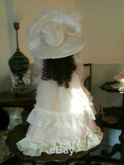 Vintage Ashley Belle Victorian Style Doll Large 28 Inch New Bisque Porcelain