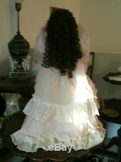 Vintage Ashley Belle Victorian Style Doll Large 28 Inch New Bisque Porcelain