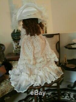 Vintage Ashley Belle Victorian Style Doll Large 29 Inch New Bisgue Porcelain