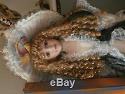 Vintage Ashley Belle Victorian Style Doll Large 36 Inch New Bisgue Porcelain